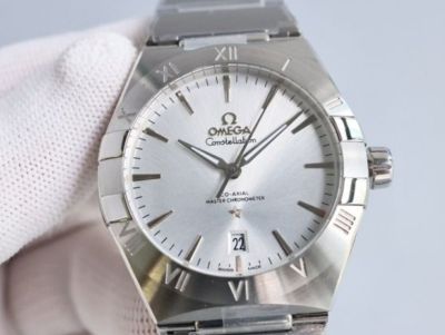 Omega 5th Constellation 39MM 8800 Movement Stainless Steel Strap Watch
